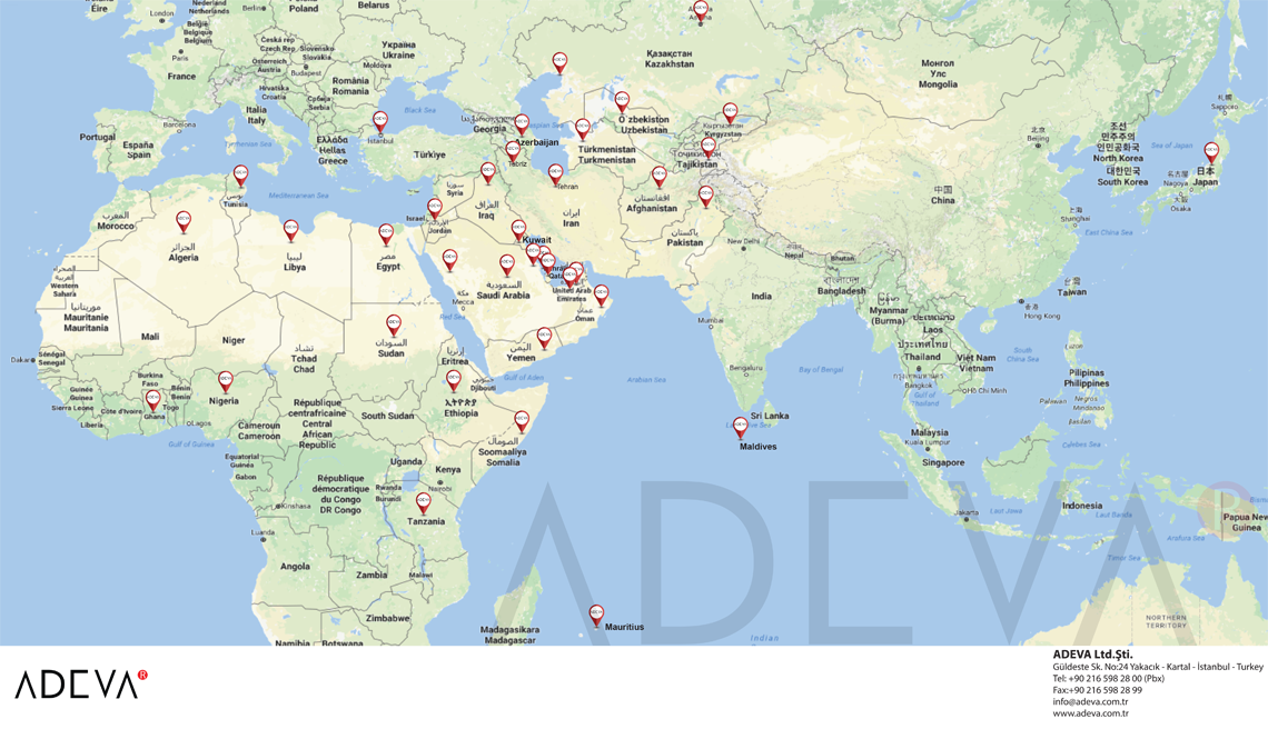 Adeva location map